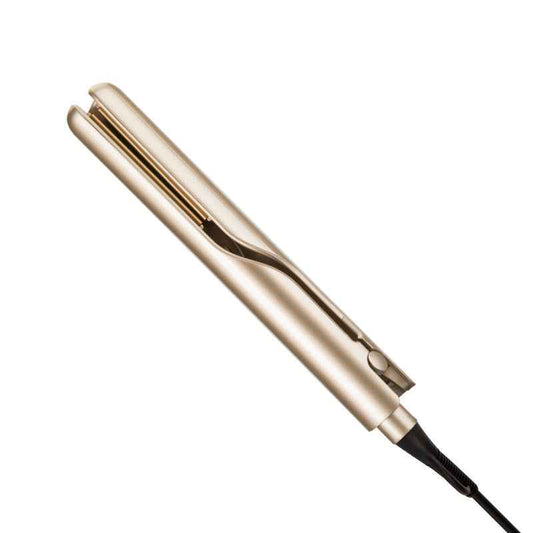 Roll straight curling iron
