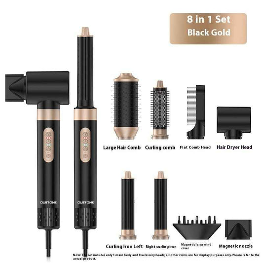8-In-1 Hair Curler Blowing Combs